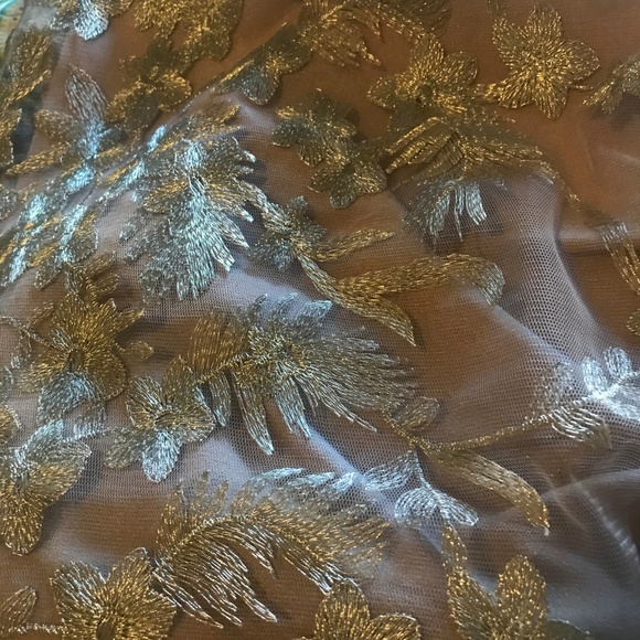 Lovedrobe Plus Skater Dress With Lace Border - Picture 3 of 4